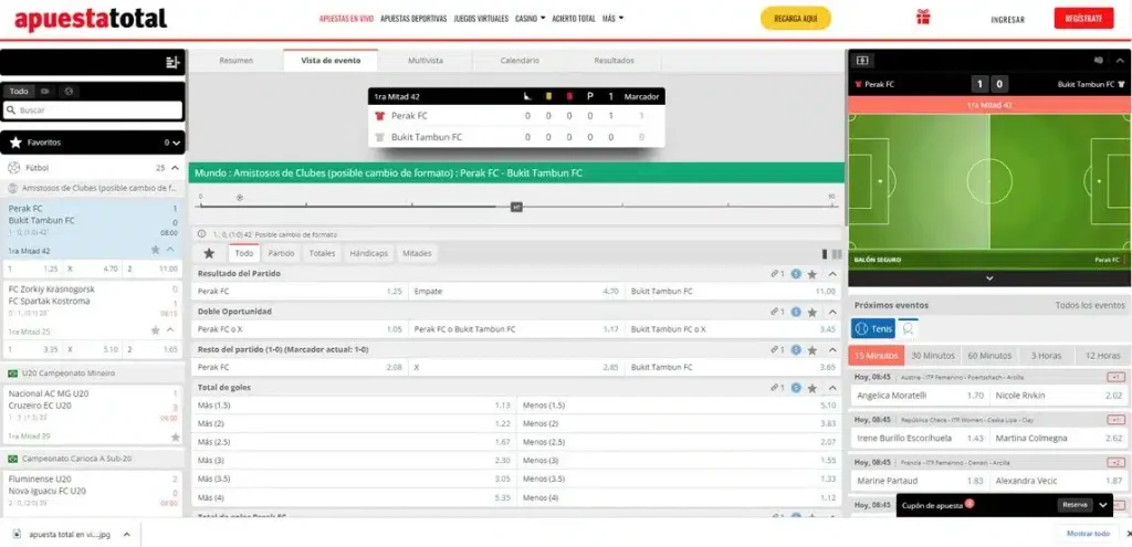 apuesta en vivo