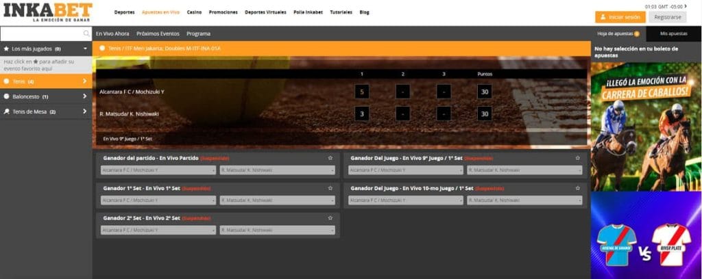 Inkabet apuestas