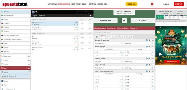 apuesta total