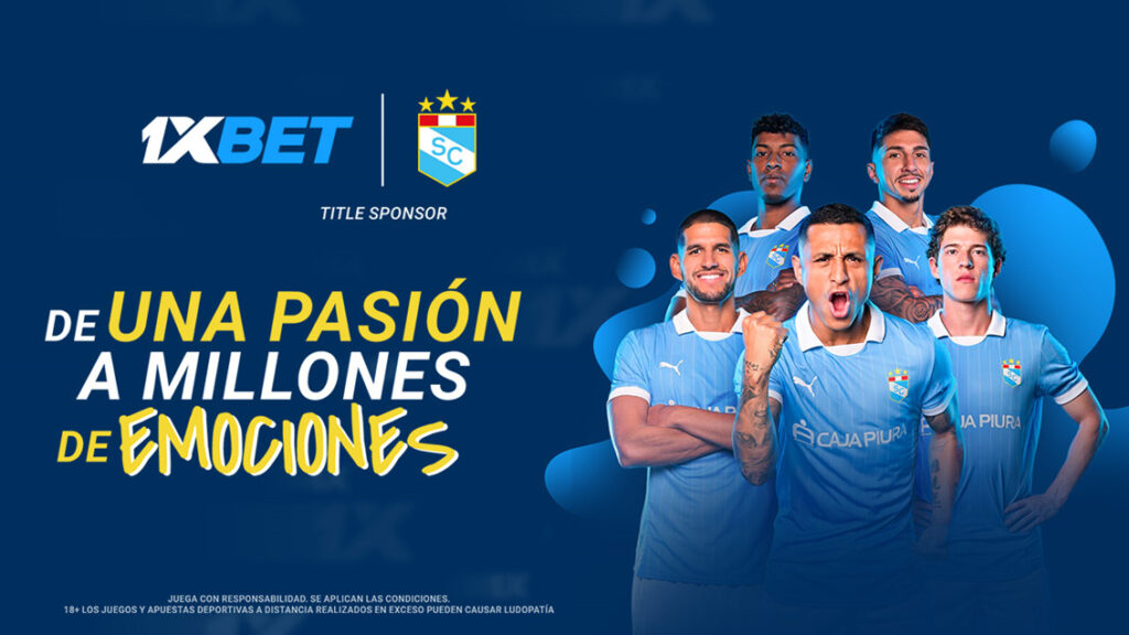 1xBet se convierte en patrocinador principal de Sporting Cristal